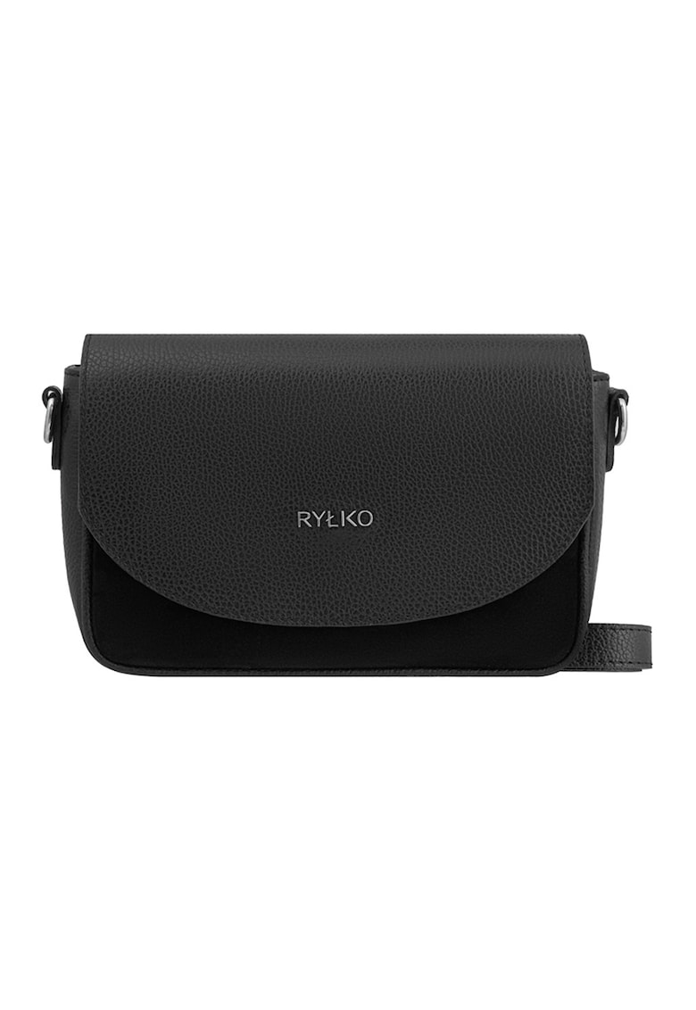 Geanta crossbody din piele cu clapa