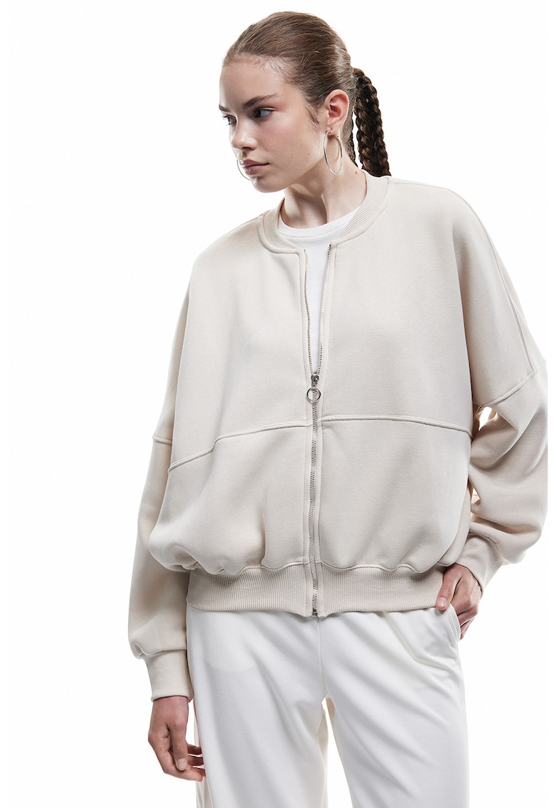 Jacheta bomber cu maneci cazute