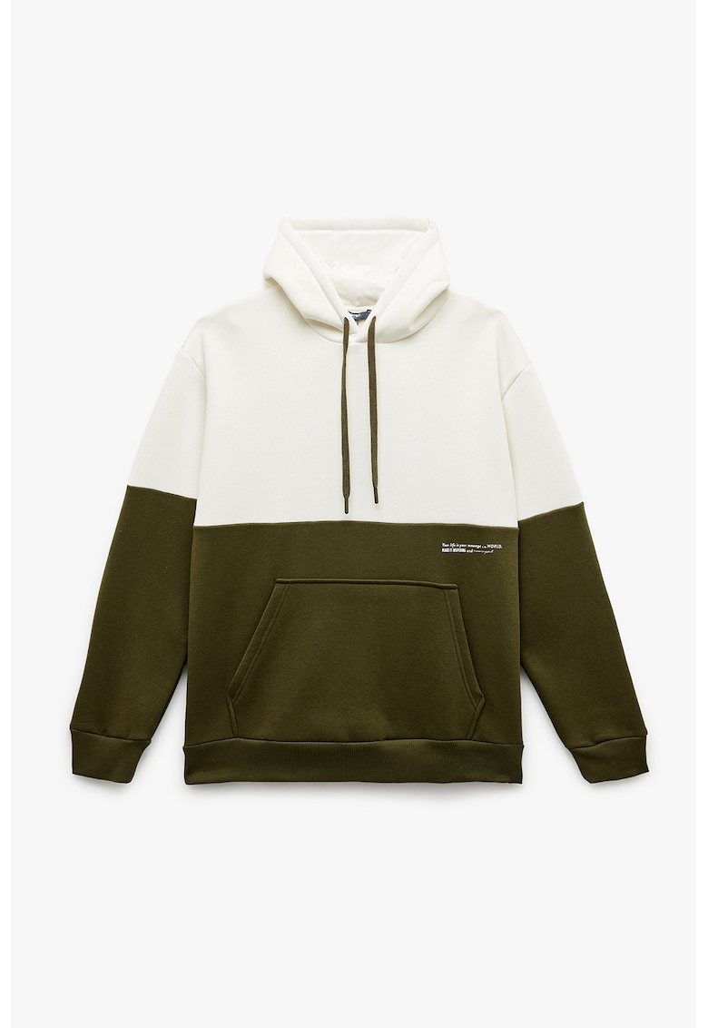 Hanorac cu design colorblock