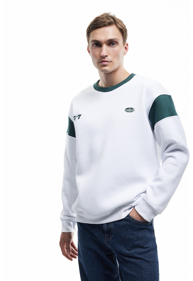 Bluza de trening cu imprimeu text