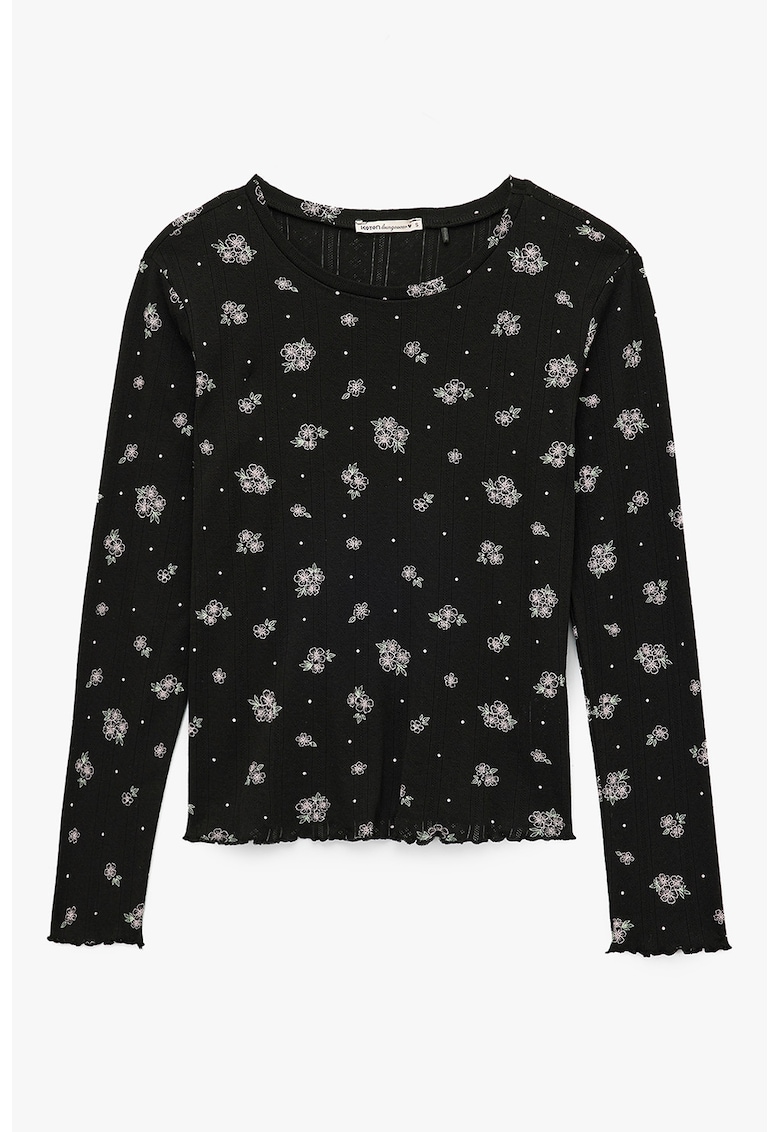 Bluza de pijama cu imprimeu floral