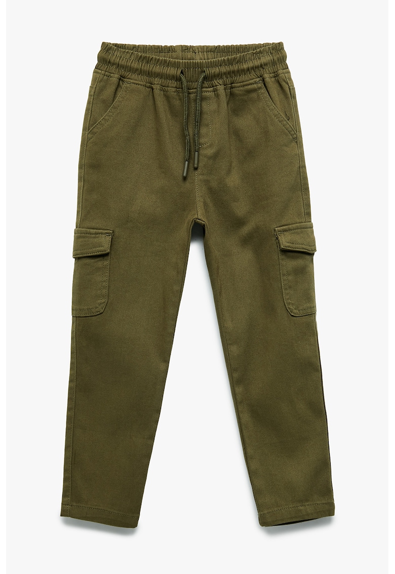 Pantaloni cargo din amestec de bumbac
