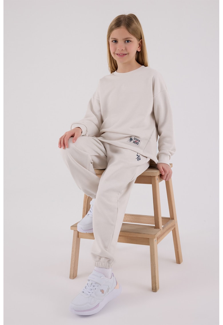 Set de bluza de trening si pantaloni cu logo - 2 piese