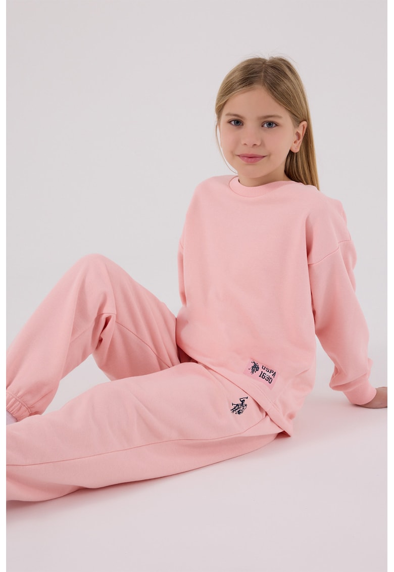 Set de bluza de trening si pantaloni cu logo - 2 piese