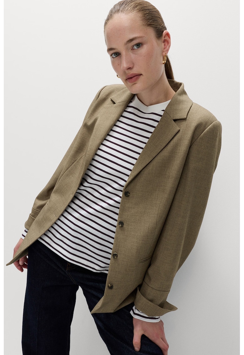 Sacou cu buzunare cu refilet