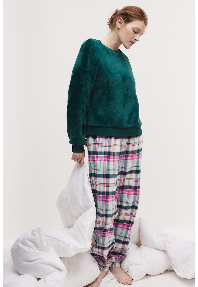 Bluza de pijama din fleece