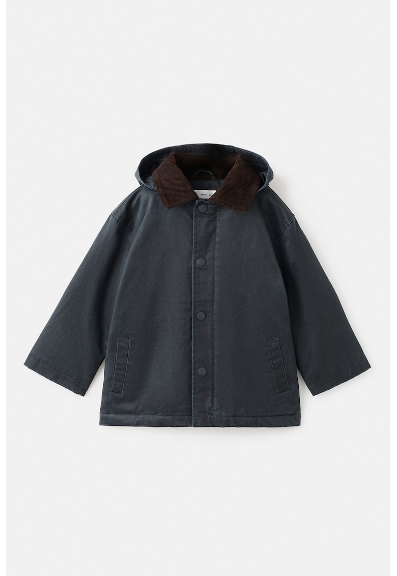 Jacheta din amestec de bumbac cu gluga