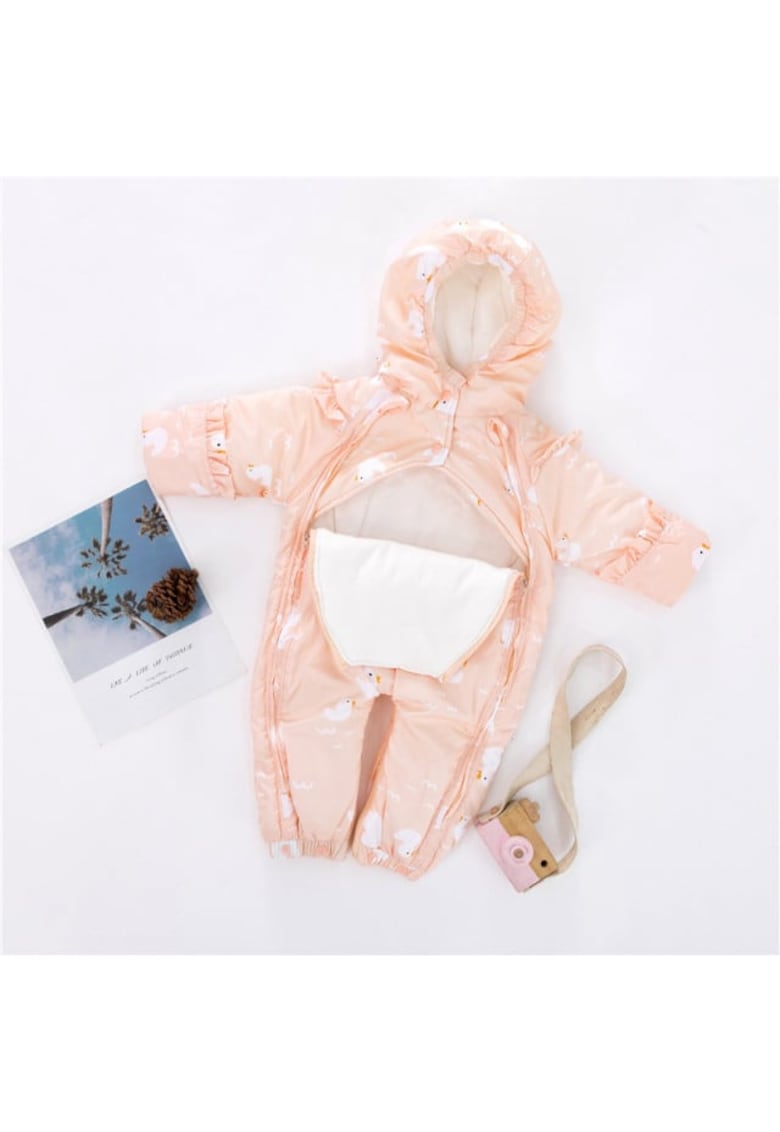 Combinezon transformabil in sac Model AL 21009 - Fas - 9-12 luni - Roz -