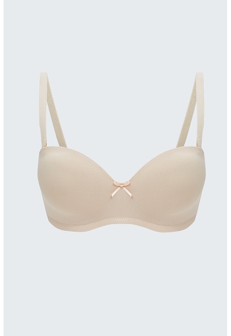 Sutien cu model uni si bretele ajustabile - Piersica