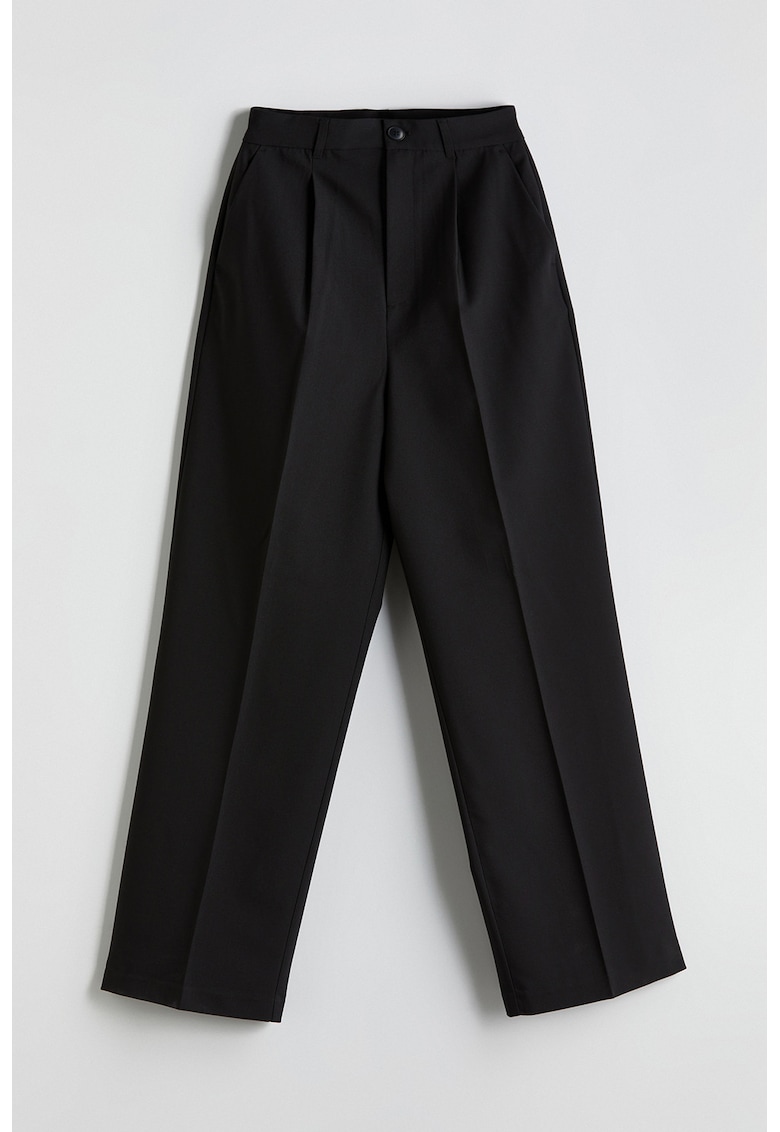 Pantaloni eleganti cu talie medie