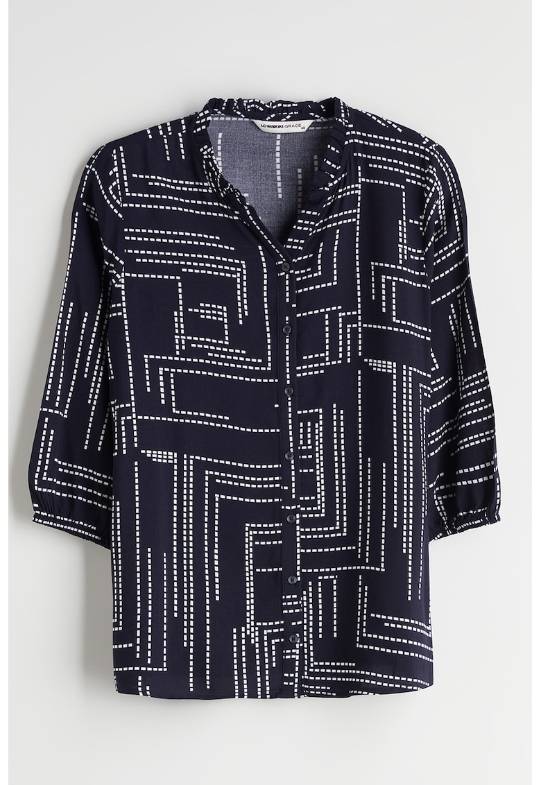 Camasa cu maneci scurte si model