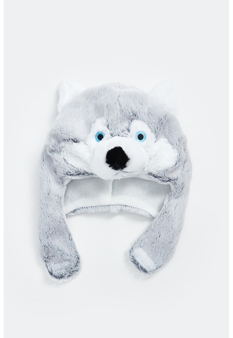 Caciula cu model lup si velcro Caciula cu model lup si velcro