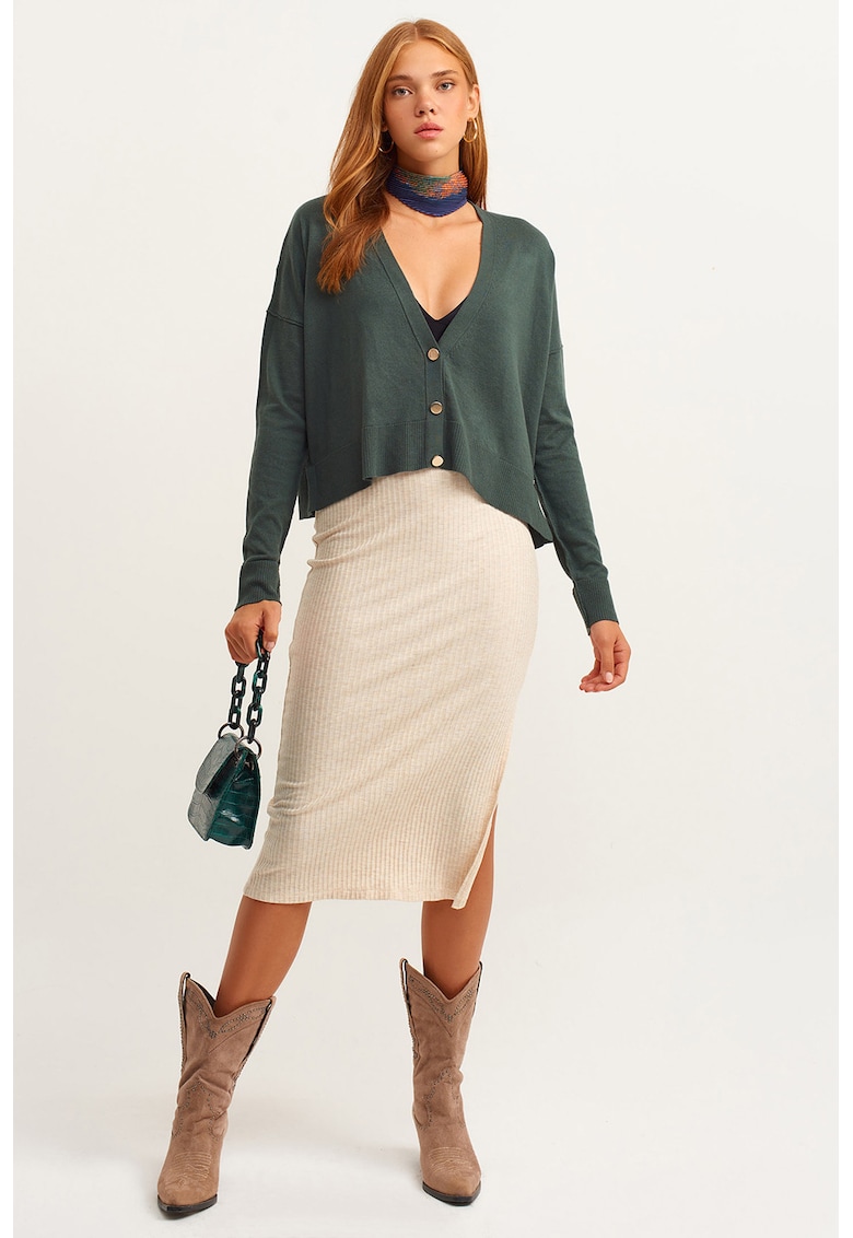 Fusta striata cu slit lateral