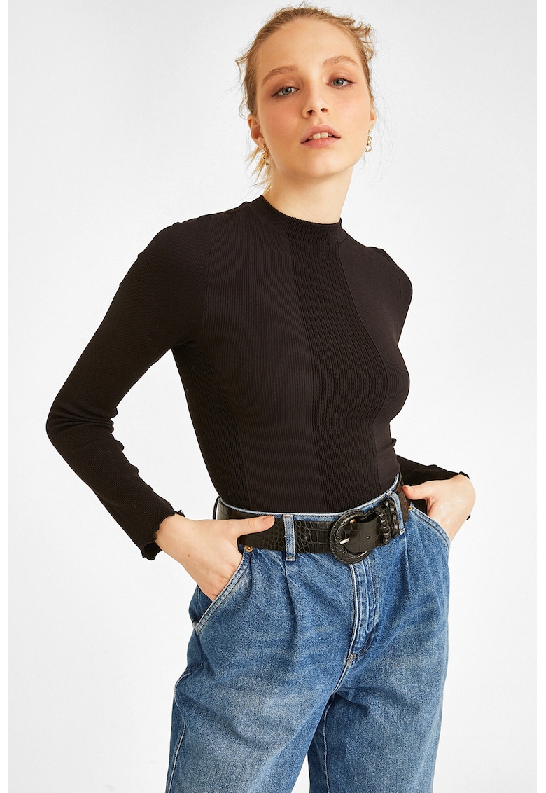 Bluza cu detalii texturate Padturyak