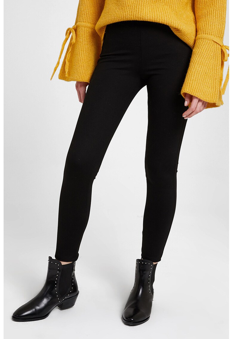 Colanti cu talie inalta - Negru