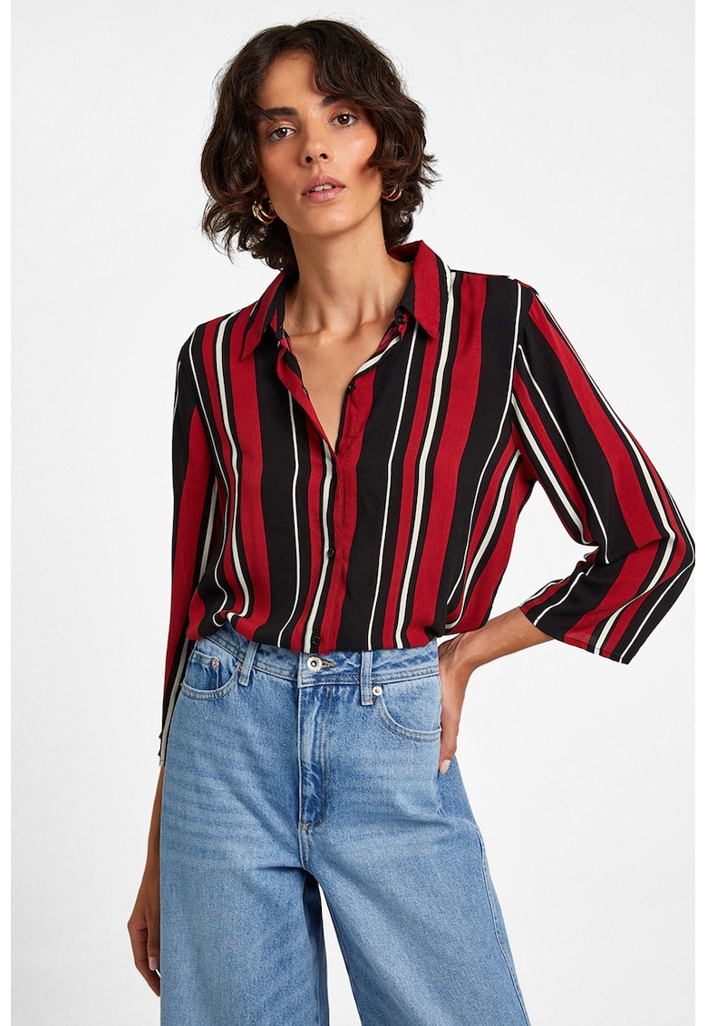 Camasa cu imprimeu si maneci 3/4