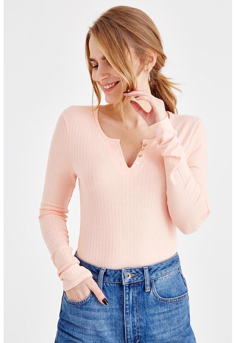 Bluza slim fit cu striatii