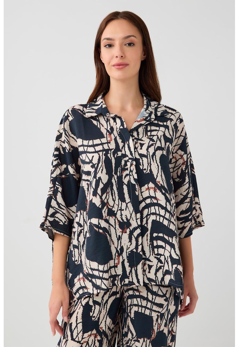 Camasa supradimensionata cu model