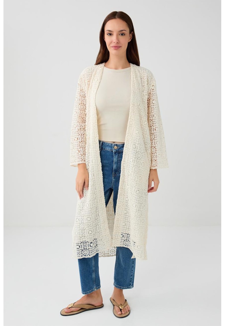 Cardigan lung fara inchidere