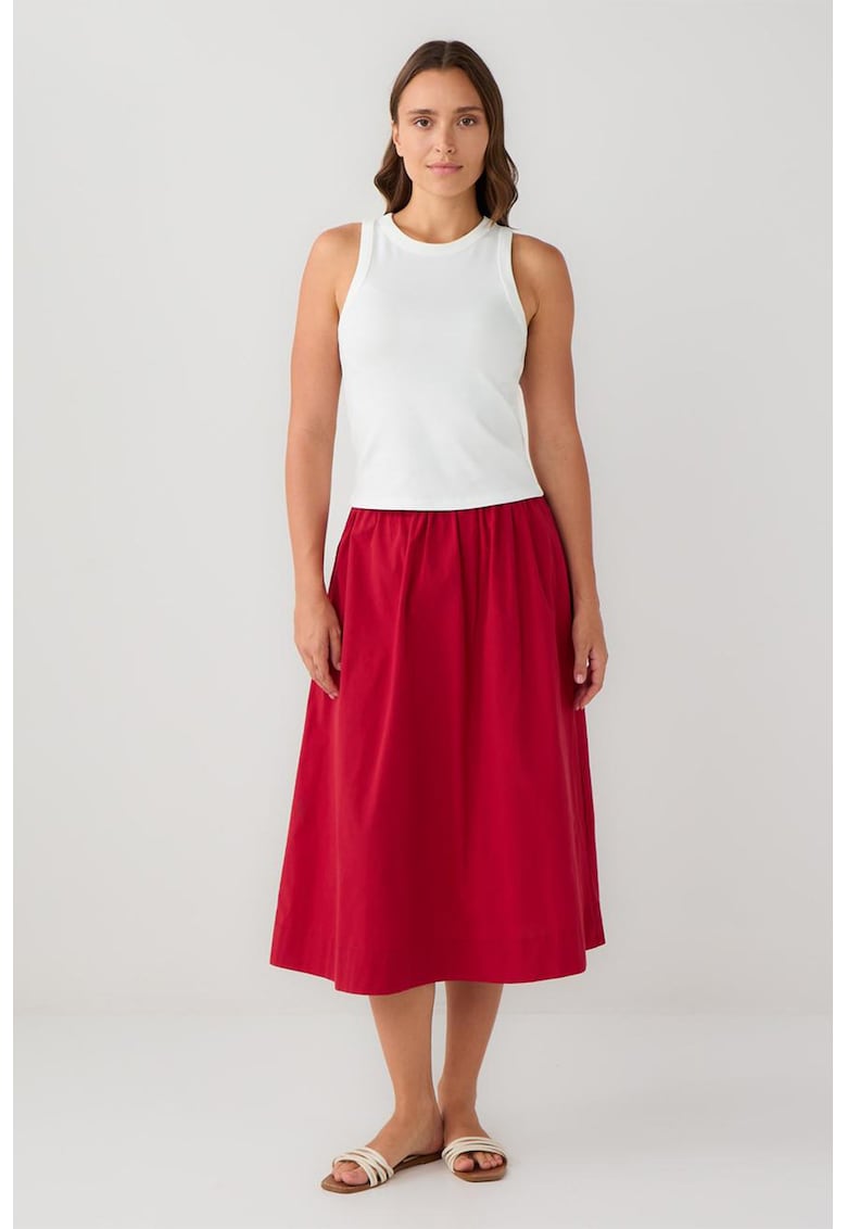 Fusta evazata cu talie elastica Fusta evazata cu talie elastica