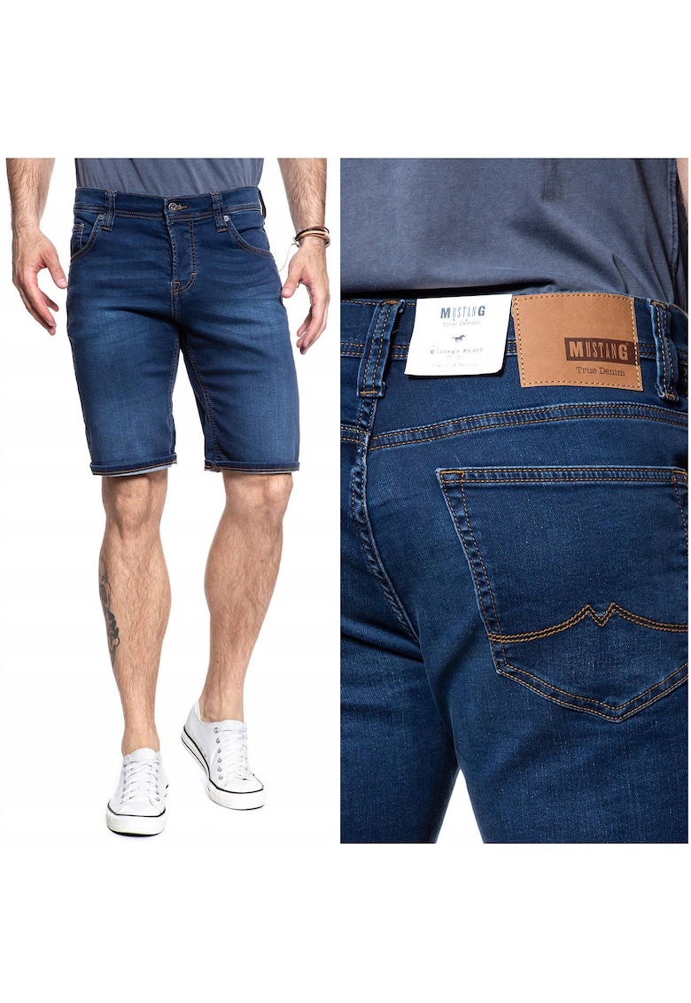 Pantaloni scurti barbati - albastru - marime