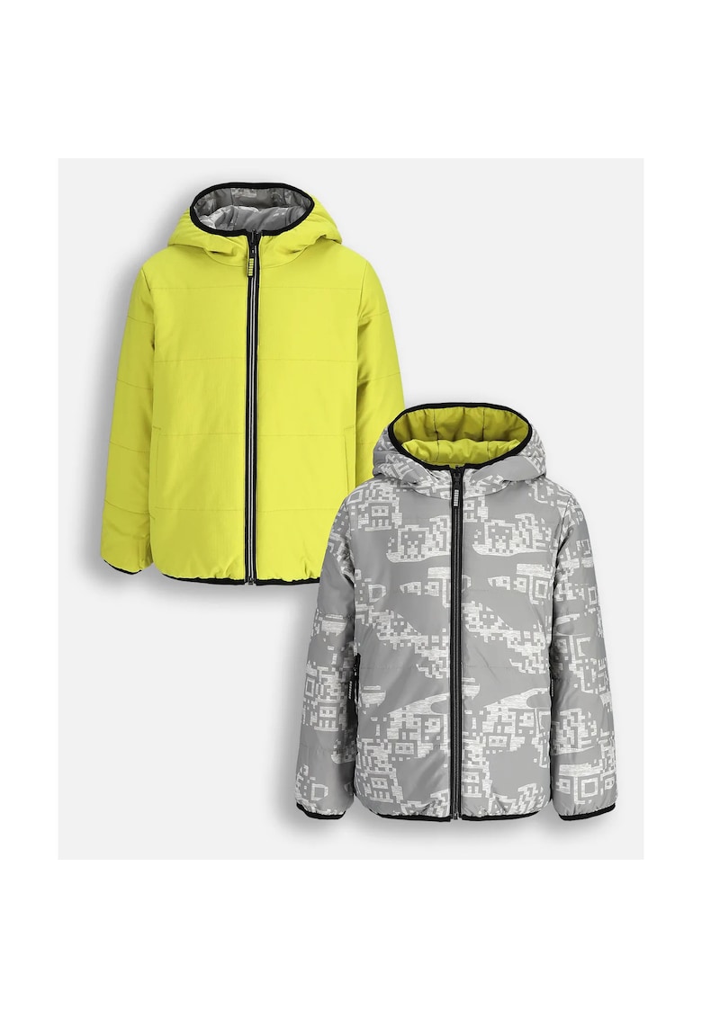 Jacheta impermeabila reversibila