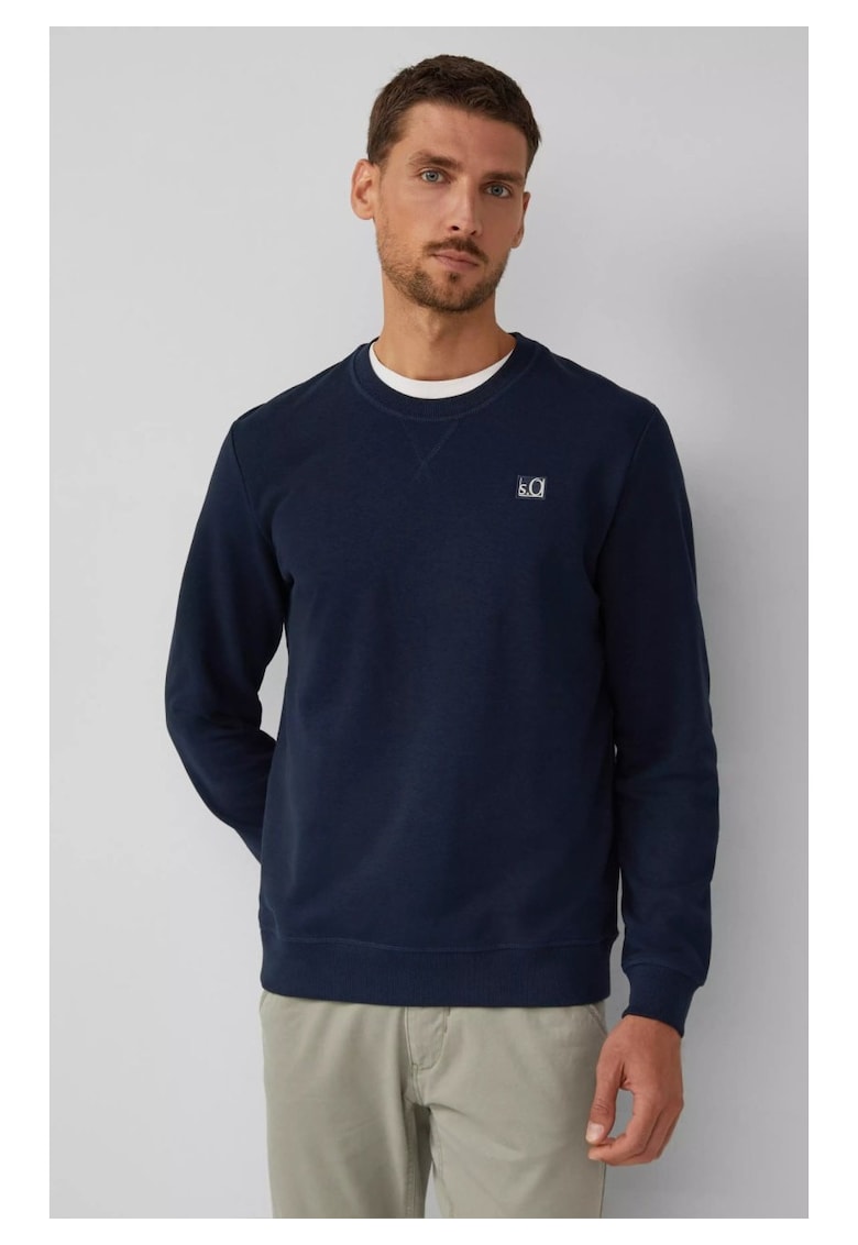 Bluza de trening regular-fit cu aplicatie logo