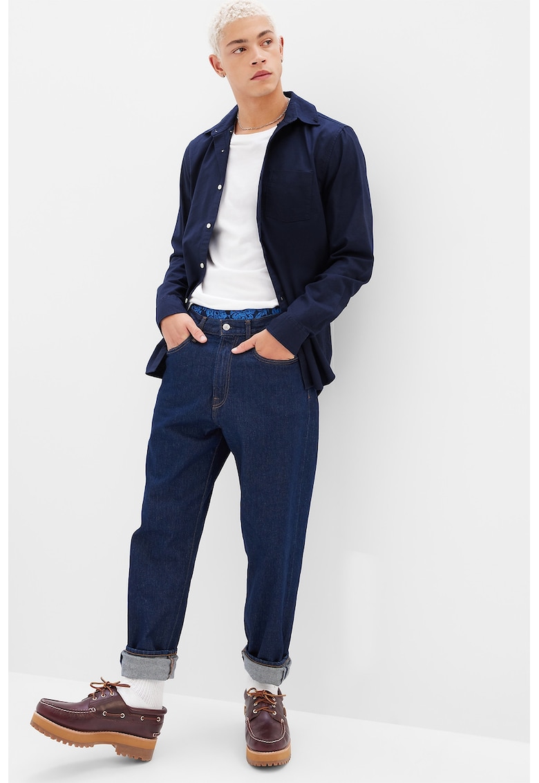 Camasa Oxford cu buzunar pe piept