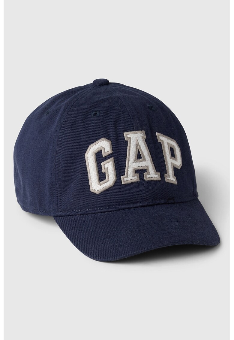 Sapca cu logo brodat - Alb/Bleumarin
