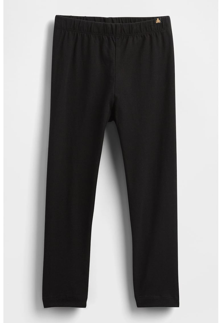 Colanti uni din amestec de bumbac - Negru