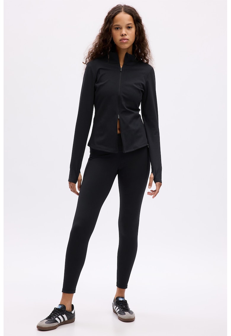 Colanti uni cu talie inalta si buzunar lateral