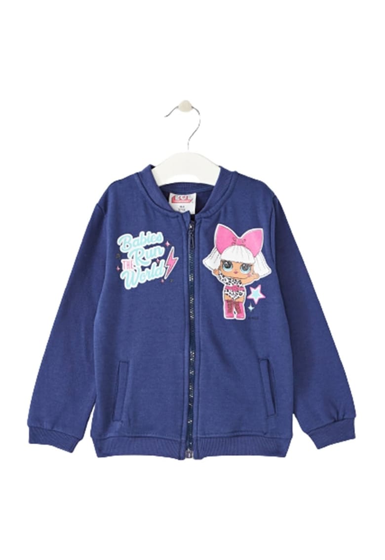 Bluza cu fermoar LOL Surprise - Albastru