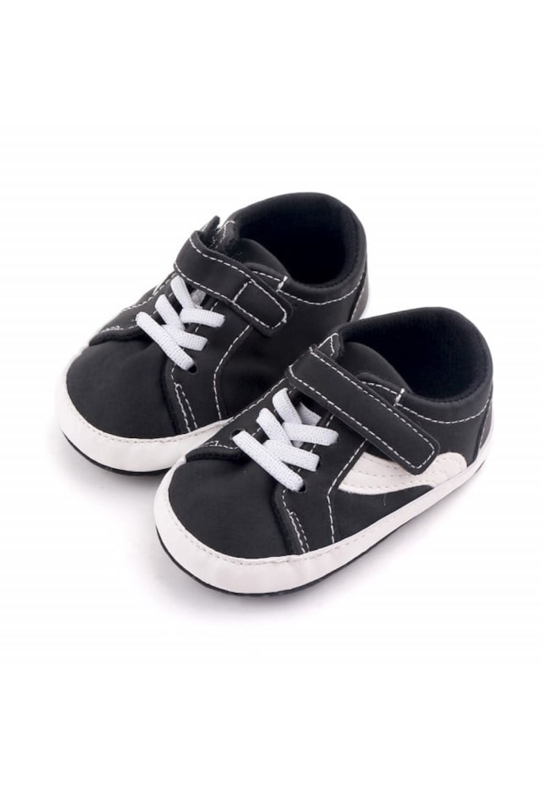 Tenisi Model AL 20187 - Textil - Pentru bebelusi - Baieti - Negru
