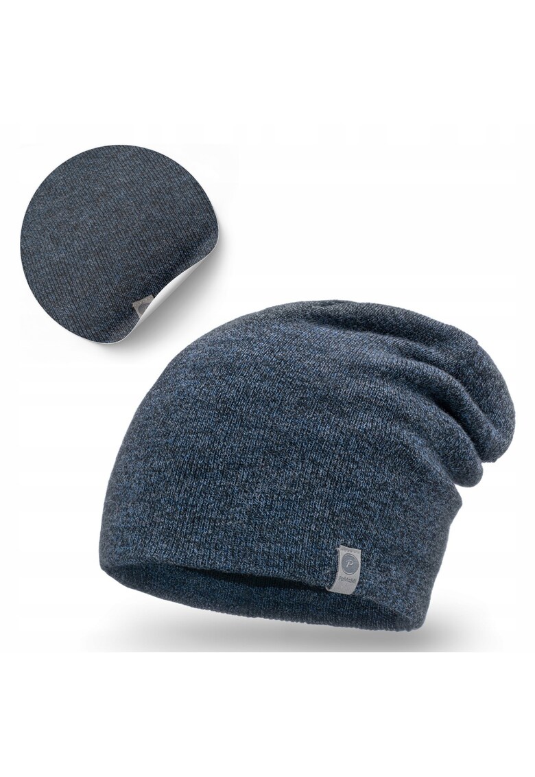 Caciula de iarna - Strumfita - Universala - 56-60 cm - 100% acril - Calduroasa - Confortabila - Rezistenta la inghet - Cu captuseala moale din fleece - Cu manseta elastica - Stil casual - Albastru - EAN: 5902934013451