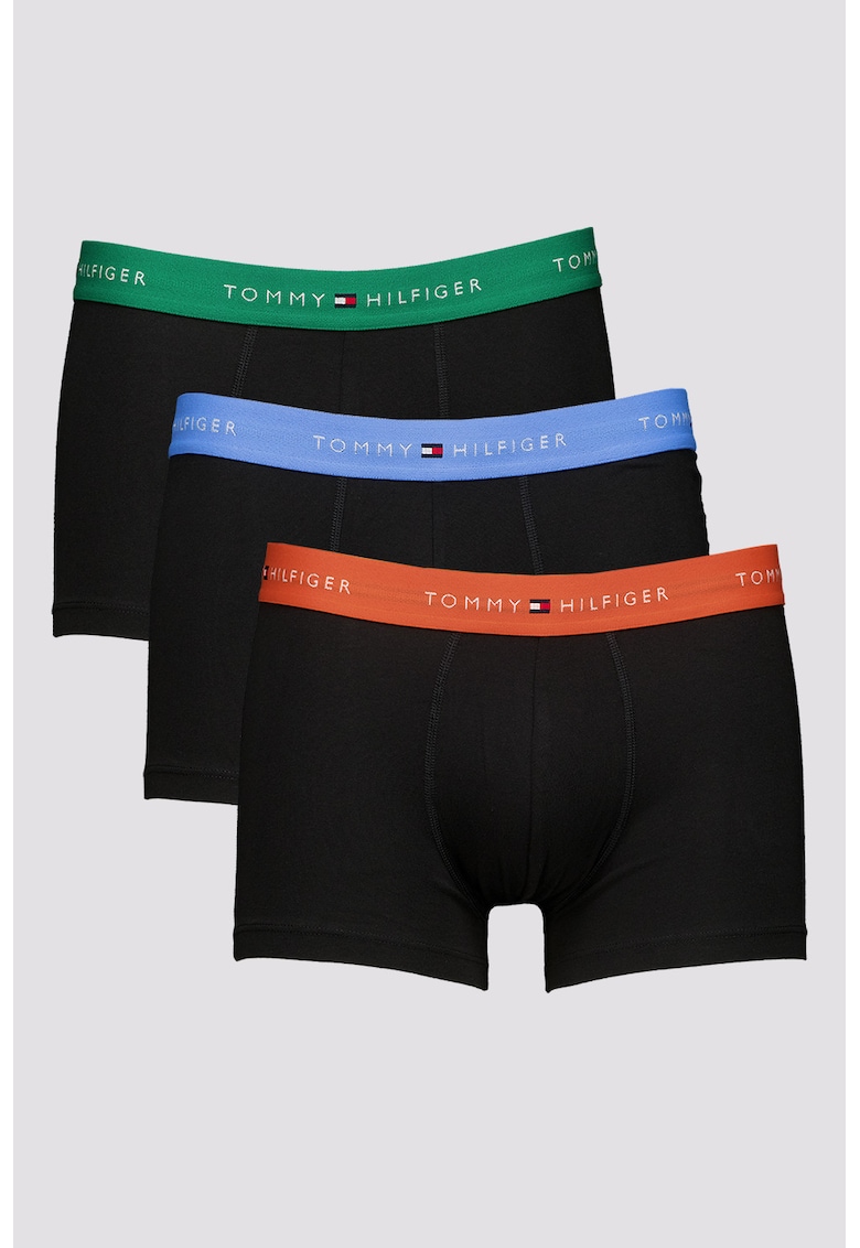 Set de boxeri cu banda logo in talie - 3 perechi