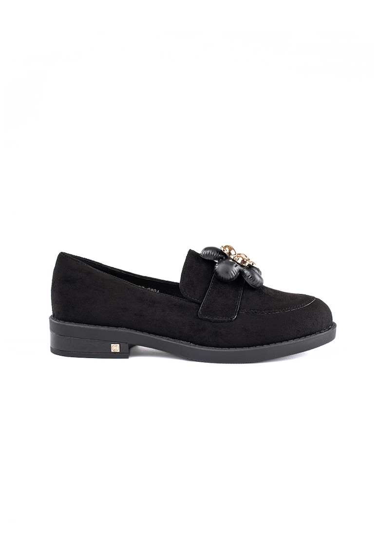 Pantofi loafer din piele intoarsa ecologica