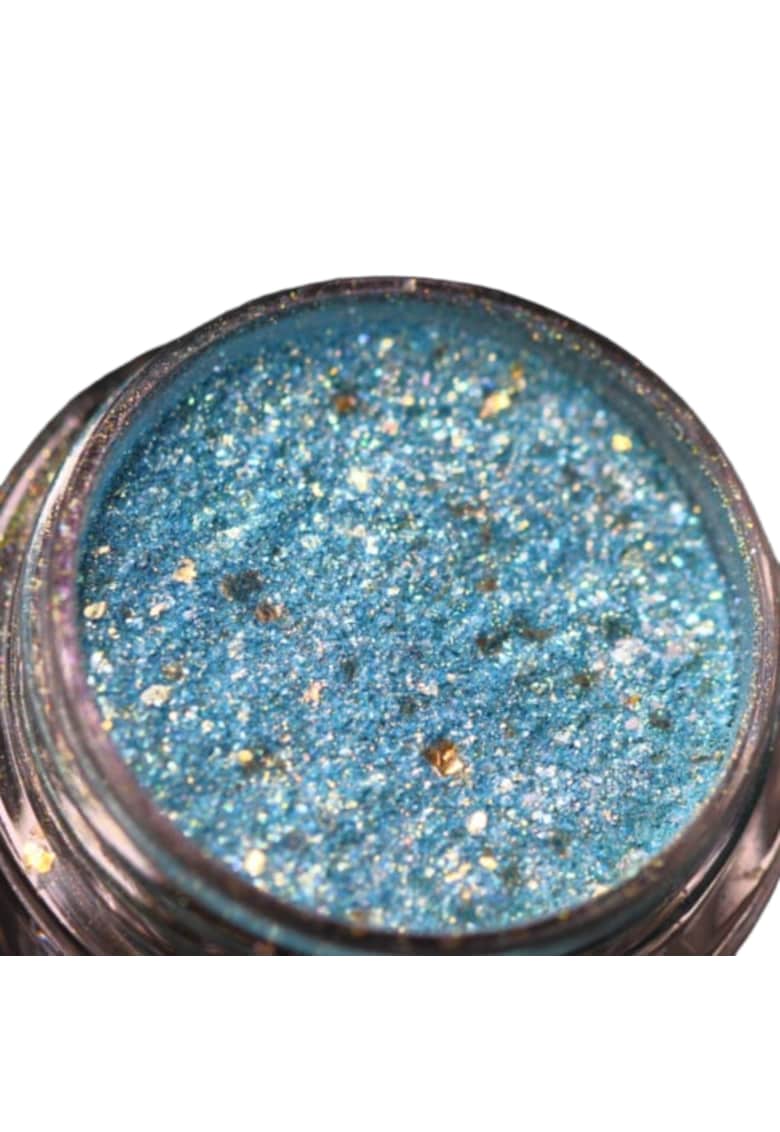 Pigment pulbere stralucitor PK162 albastru deschis cu irizatii aurii - 1g