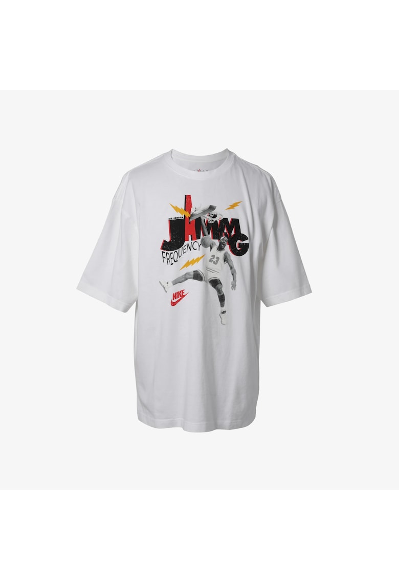 Tricou - model Jamming Frequency - alb - Alb