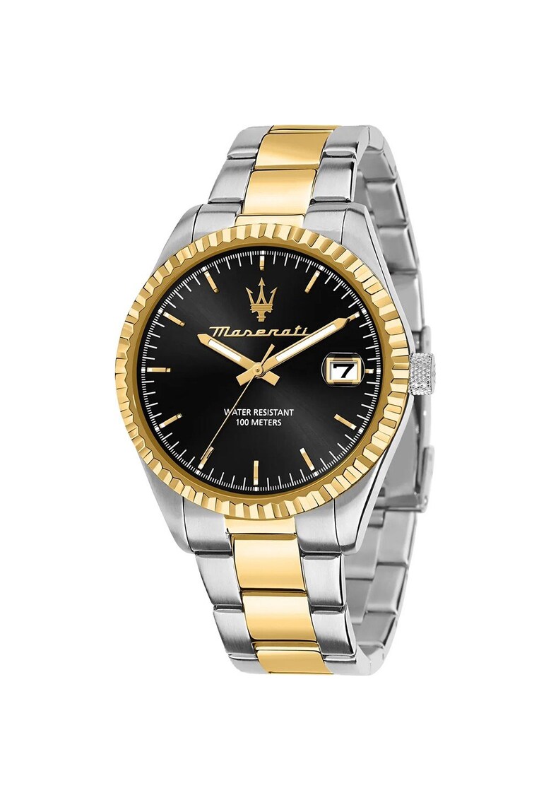 Ceas barbatesc R8853100042 Competizione - Ton Argintiu cu Cadran Negru - 43mm - Rezistent la Apa 10 ATM