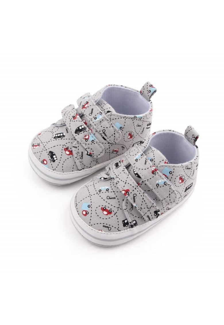 Tenisi pentru bebelusi Model AL 19891 - Textil - Baieti - Gri