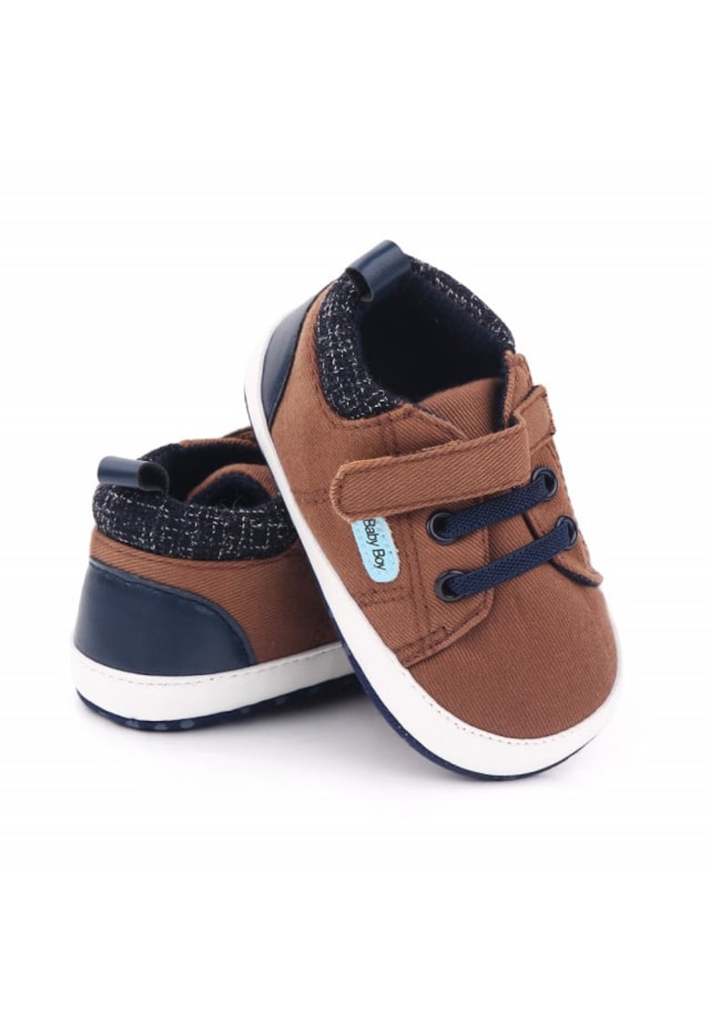 Pantofi pentru bebelusi Model AL 20262 Baby Boy - Textil - Baieti - Maro