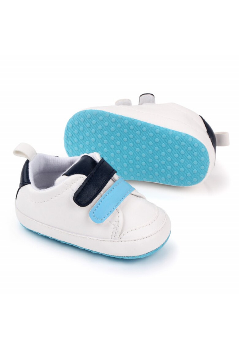 Pantofi sport pentru bebelusi Model AL 20279 cu barete - Piele ecologica - Baieti - 3-6 luni - Multicolor -