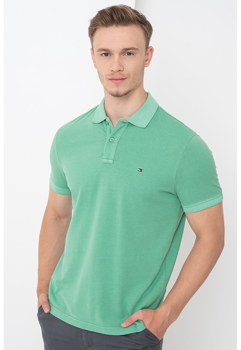 Tricou polo din bumbac organic