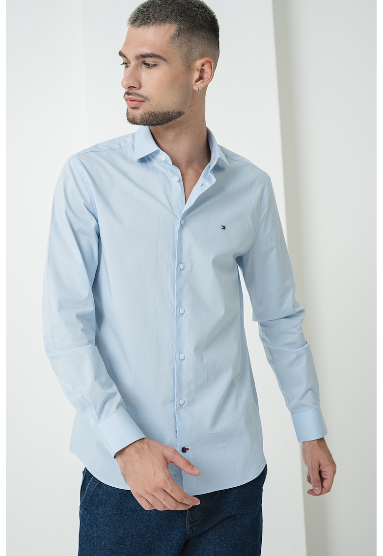 Camasa slim fit cu logo