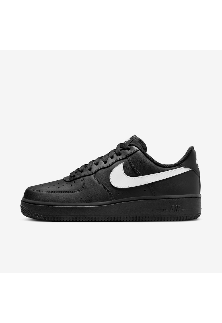 Pantofi sport unisex - model Nike Air Force 1 Low 07 Black White (2023) - negru