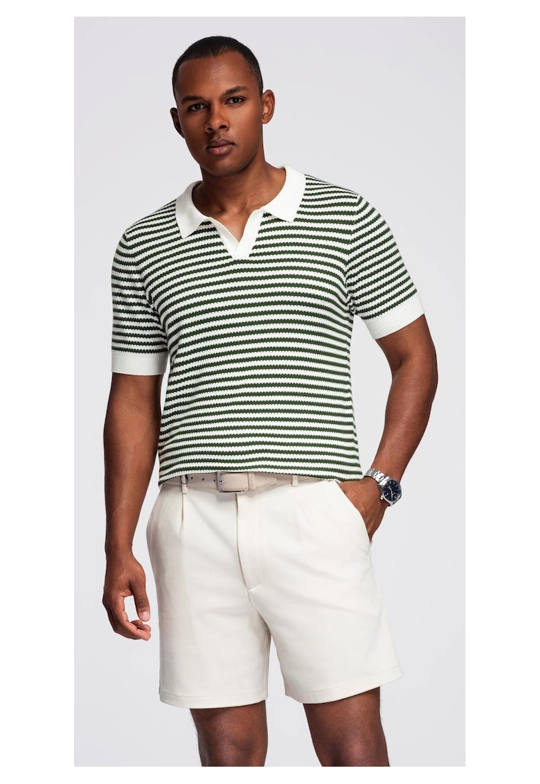 Tricou din viscoza cu dungi OM-POSS-0161