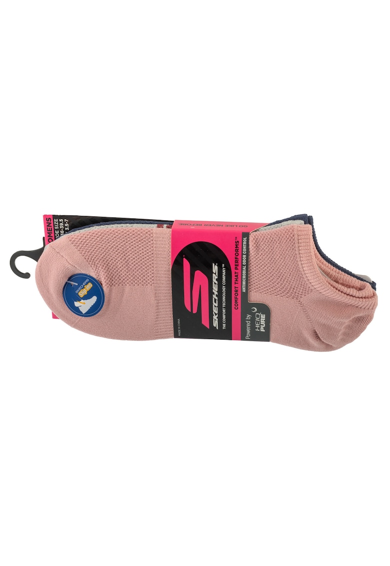 Set sosete dama - 3pk Womens Microfiber Non Terry No Show S101720-HPKNV - Multicolor - 35-39 -5; 3buc