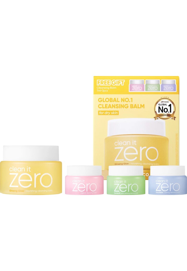 Set balsam de curatare - Ginseng-Glow Nourishing 100 ml+ 3x7 ml Clean It Zero
