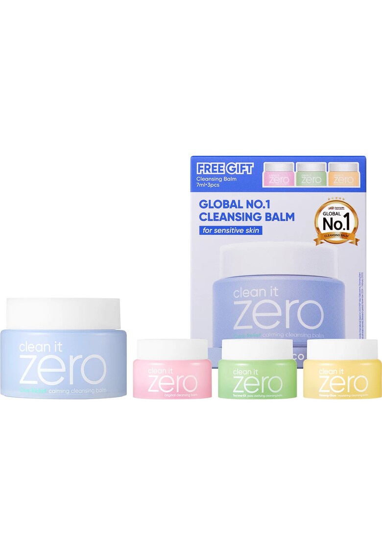 Set balsam de curatare - Calming Cleansing Balm 100ml+ Clean It Zero 3x7ml