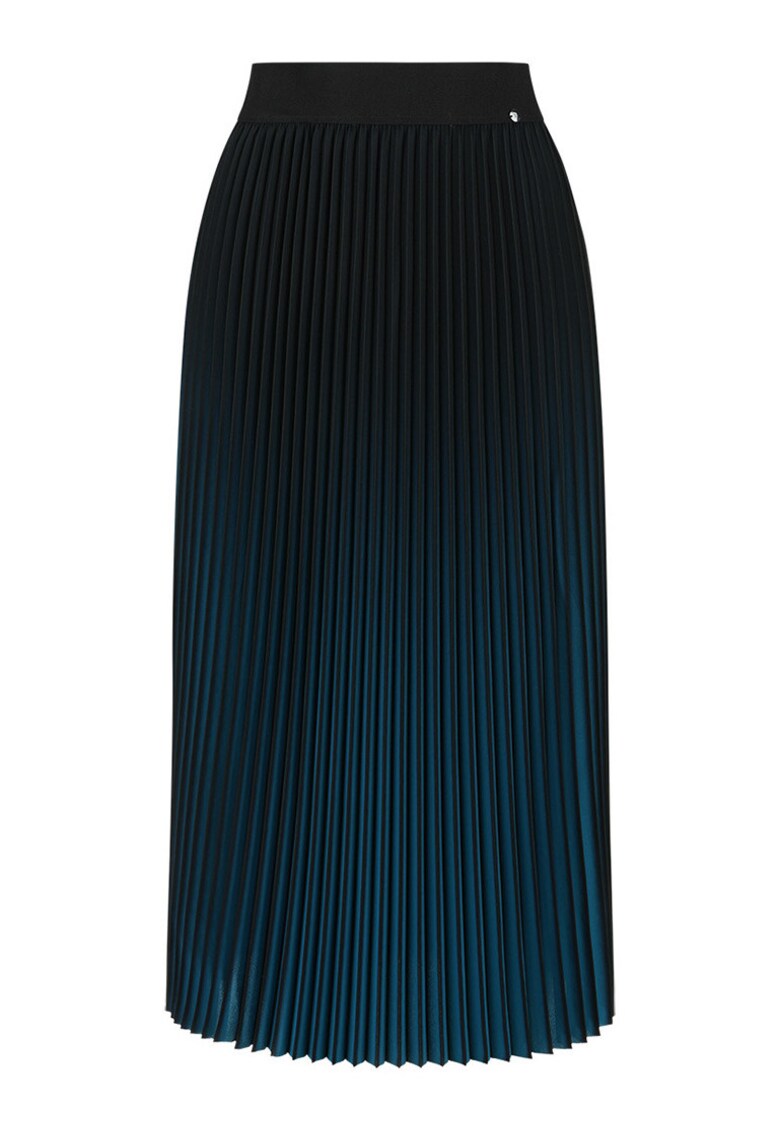 Fusta plisata cu talie elastica